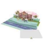 Dog Biting 3D Pop Up Card