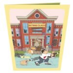 Dog Biting 3D Pop Up Card