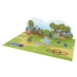 Feeding Dog 3D Pop Up Card