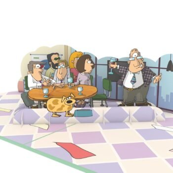 Have a Drink 3D Pop Up Card