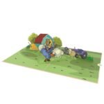 Sheep Man 3D Pop Up Card