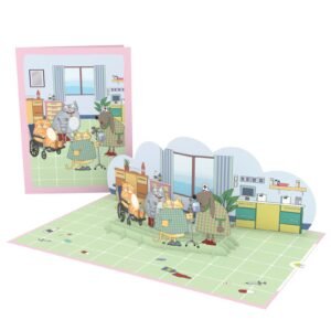 Sick Cats 3D Pop Up Card